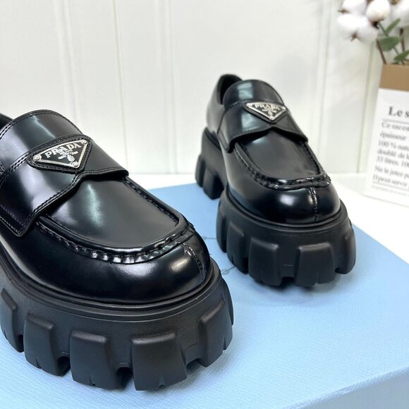 PRADA Prada patent leather single-layer platform women's black - Picture 7 of 8